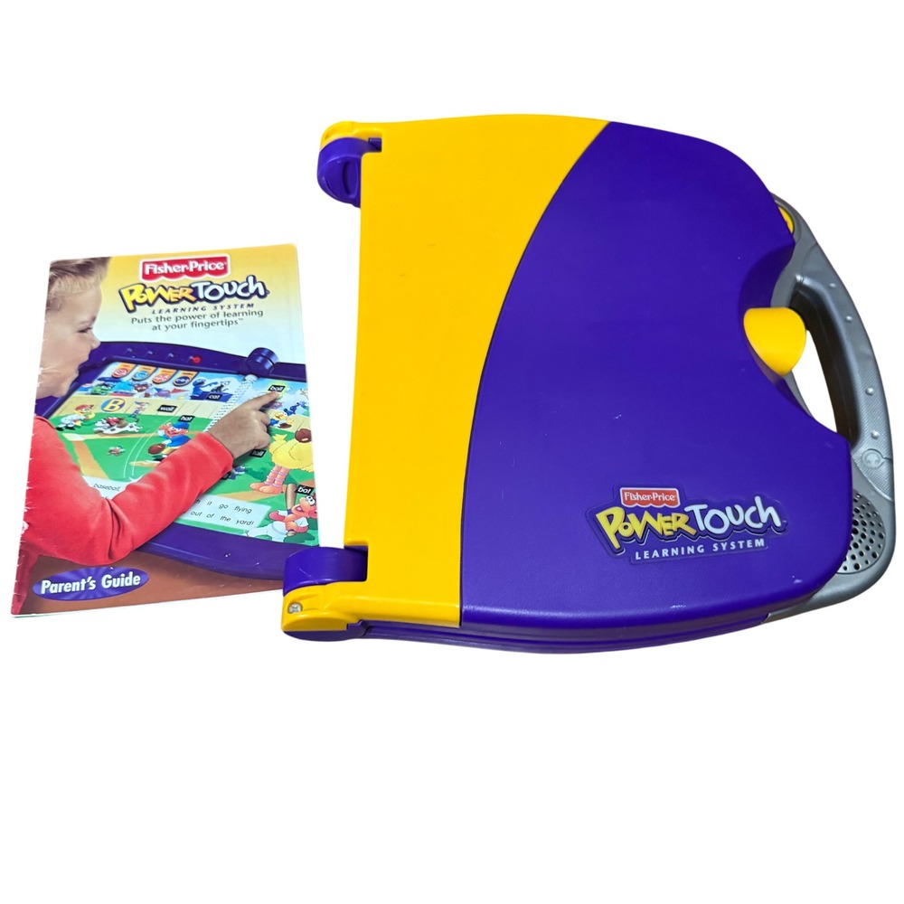 Fisher Price PowerTouch Learning System Purple Sesame Street School Skills Set - Picture 2 of 5